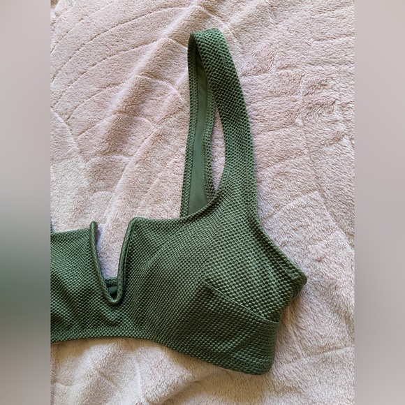 Olive Green Bikini Top - Picture 5 of 7